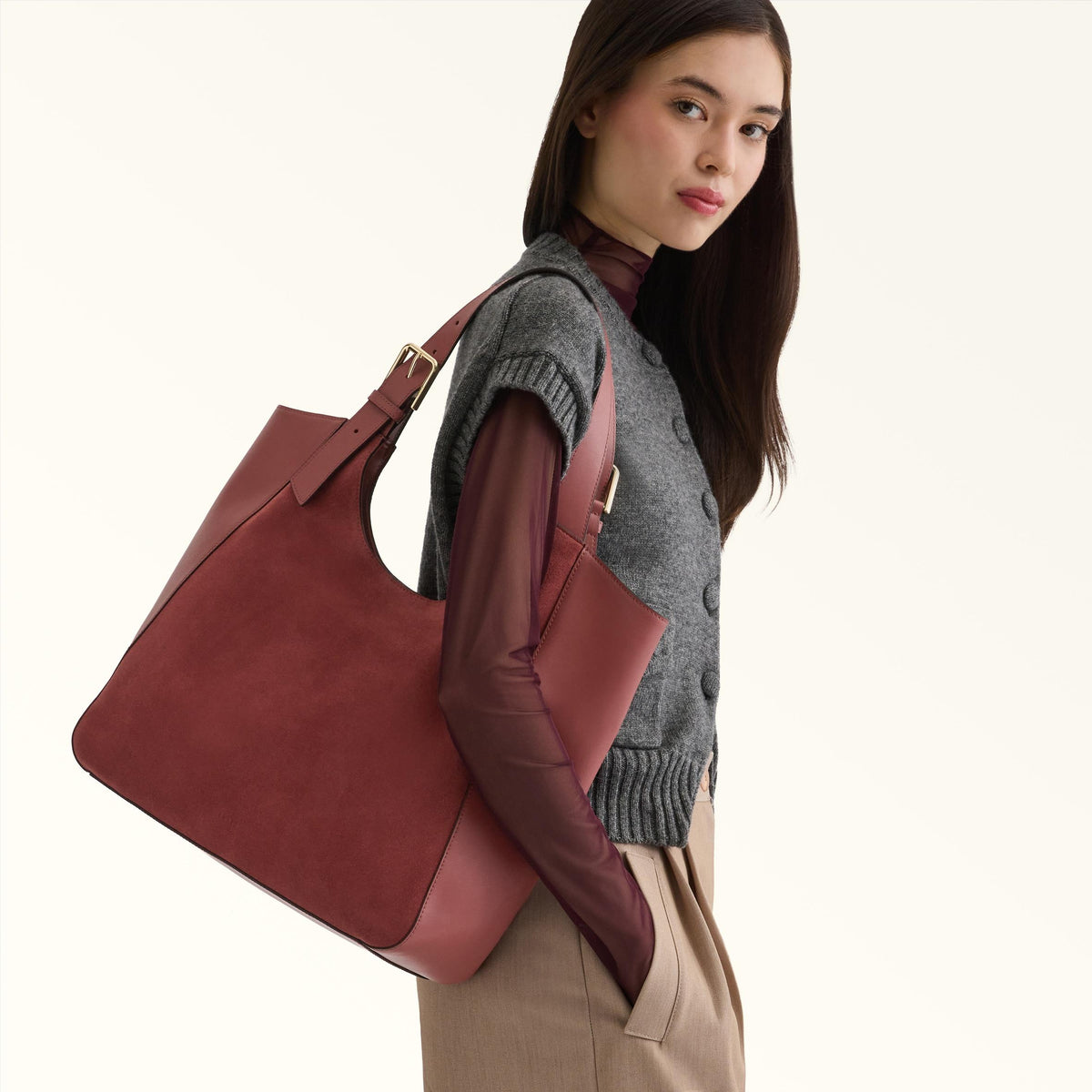 Furla Dora Tote L Toni Marsala - Furla