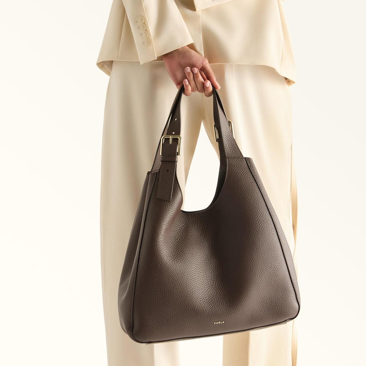 Furla Dora Tote L Cioccolato - Furla