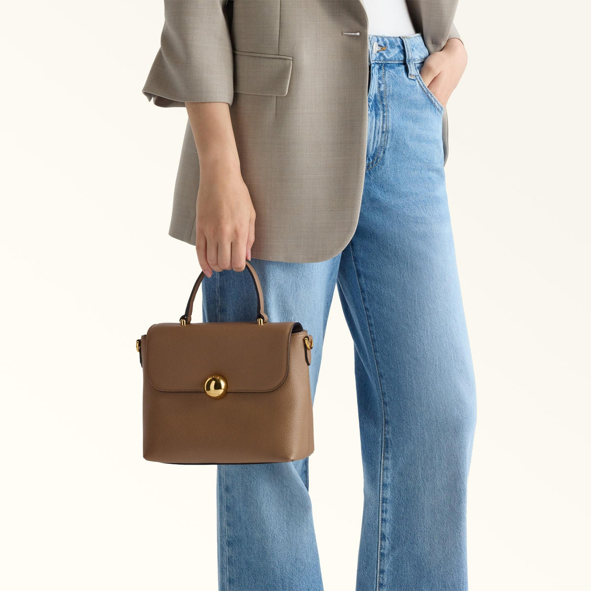 Furla Moonlight Top Handle S Toffee - Furla