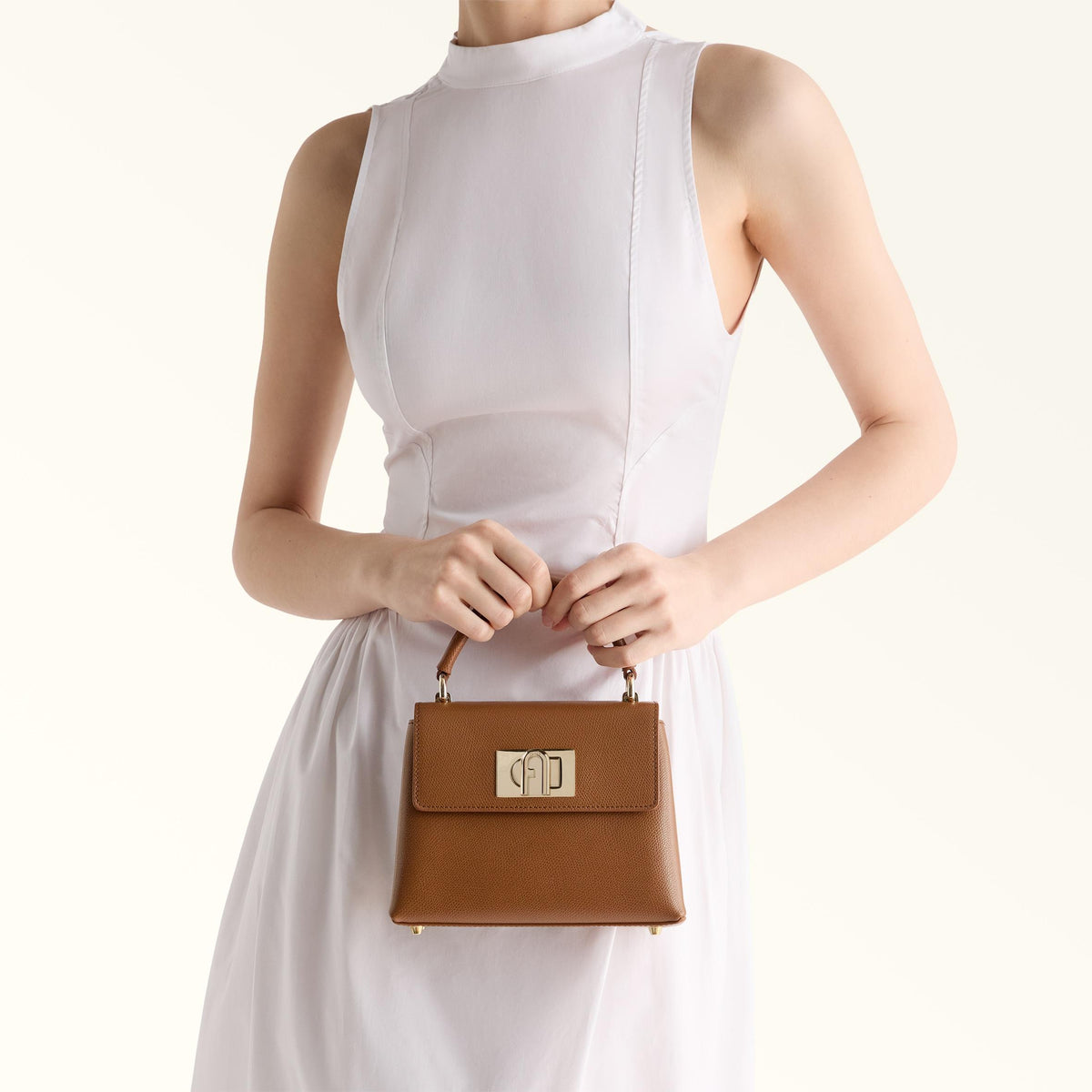 Furla 1927 Top Handle MINI Cognac H - Furla