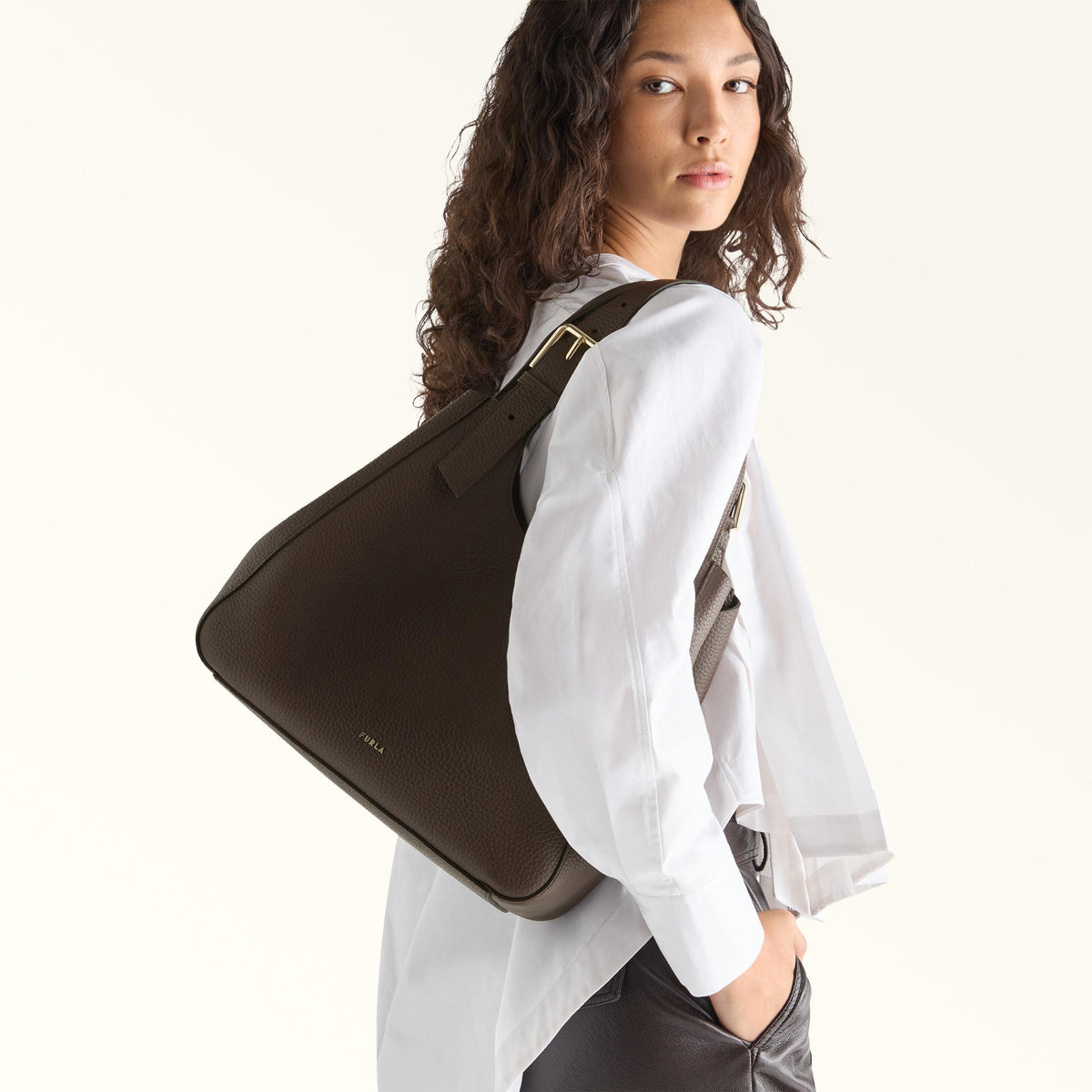 Furla Dora Tote M Cioccolato - Furla
