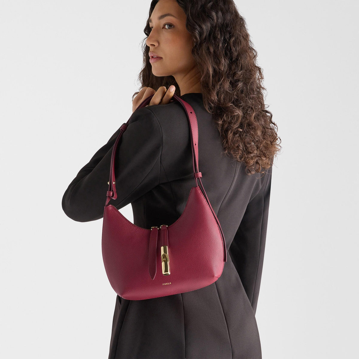 Furla Goccia Shoulder Bag S Ciliegia D - Furla