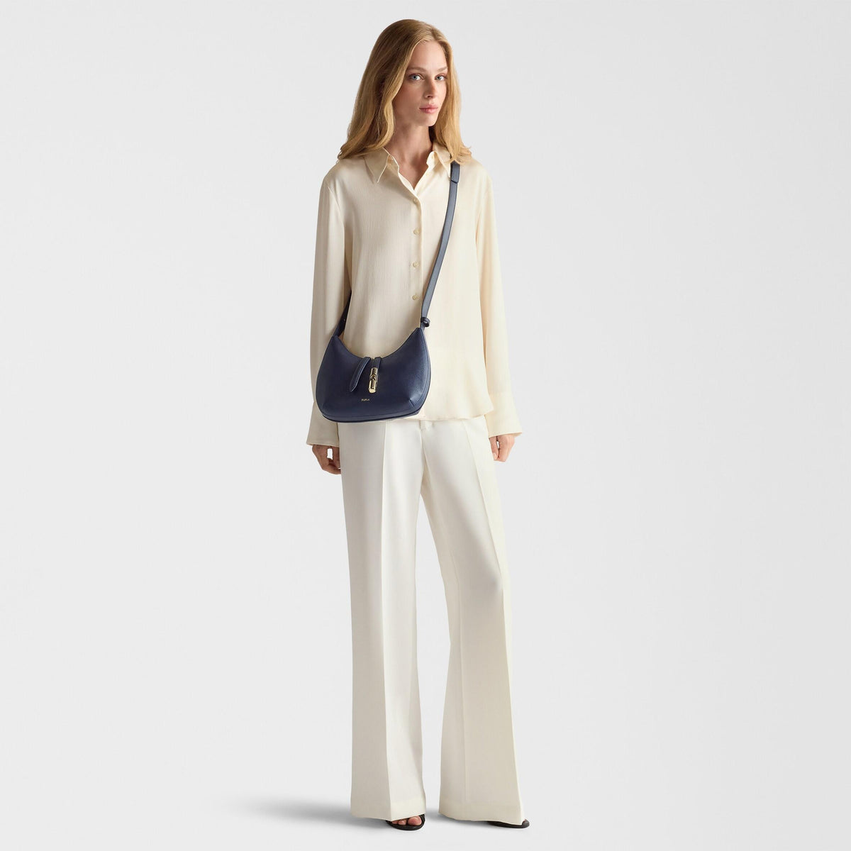 Furla Goccia Shoulder Bag S Blu Reale - Furla
