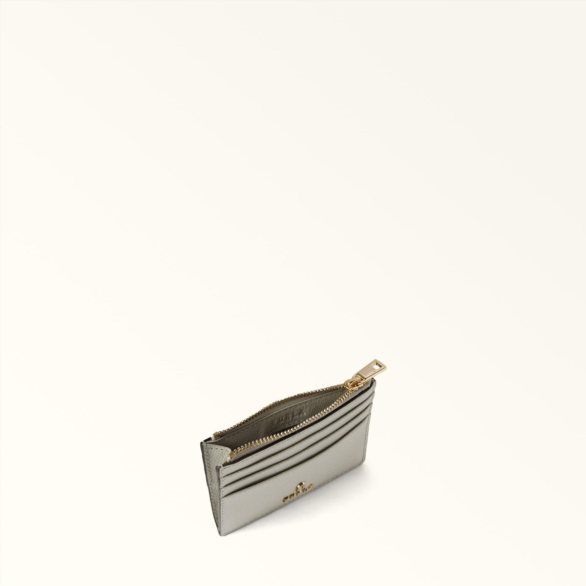 Furla Camelia Card Case S Stone Gray - Furla