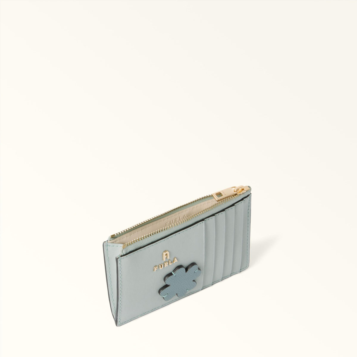 Furla Camelia Card Case M Toni Nebbia Gray - Furla