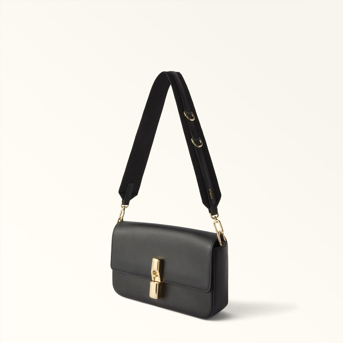 Furla Fiona Shoulder Strap Toni Nero - Furla