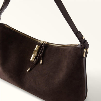 Furla Debby Shoulder Bag M Toni Espresso - Furla