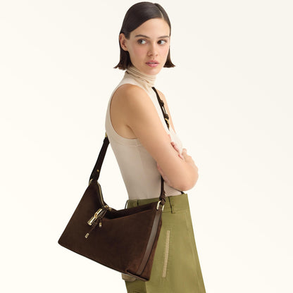 Furla Debby Shoulder Bag M Toni Espresso - Furla