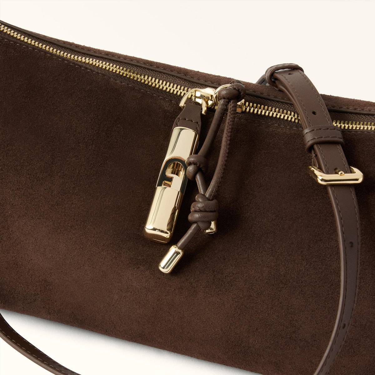 Furla Debby Shoulder Bag Toni Espresso - Furla