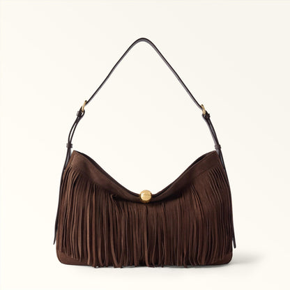 Furla Sfera Soft Shoulder Bag L Toni Cioccolato - Furla