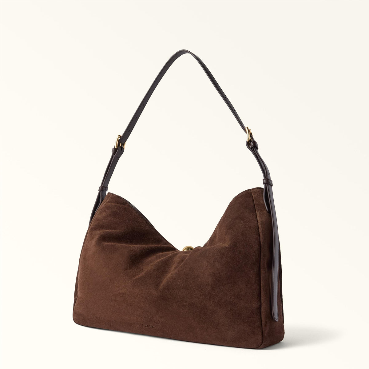 Furla Sfera Soft Shoulder Bag L Toni Cioccolato - Furla