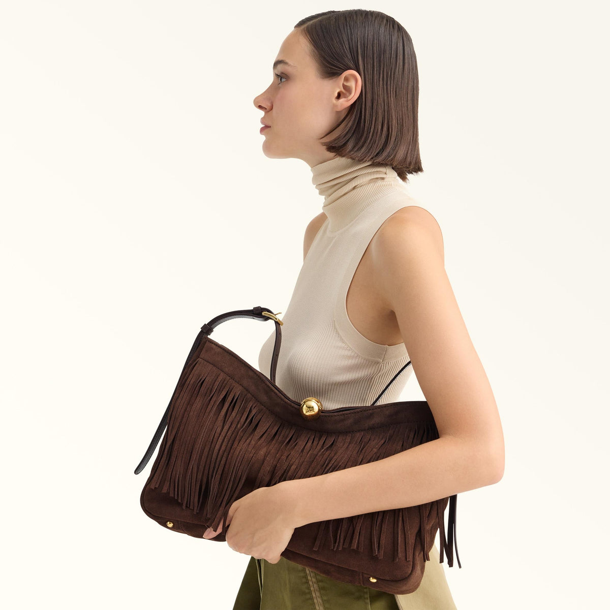 Furla Sfera Soft Shoulder Bag L Toni Cioccolato - Furla