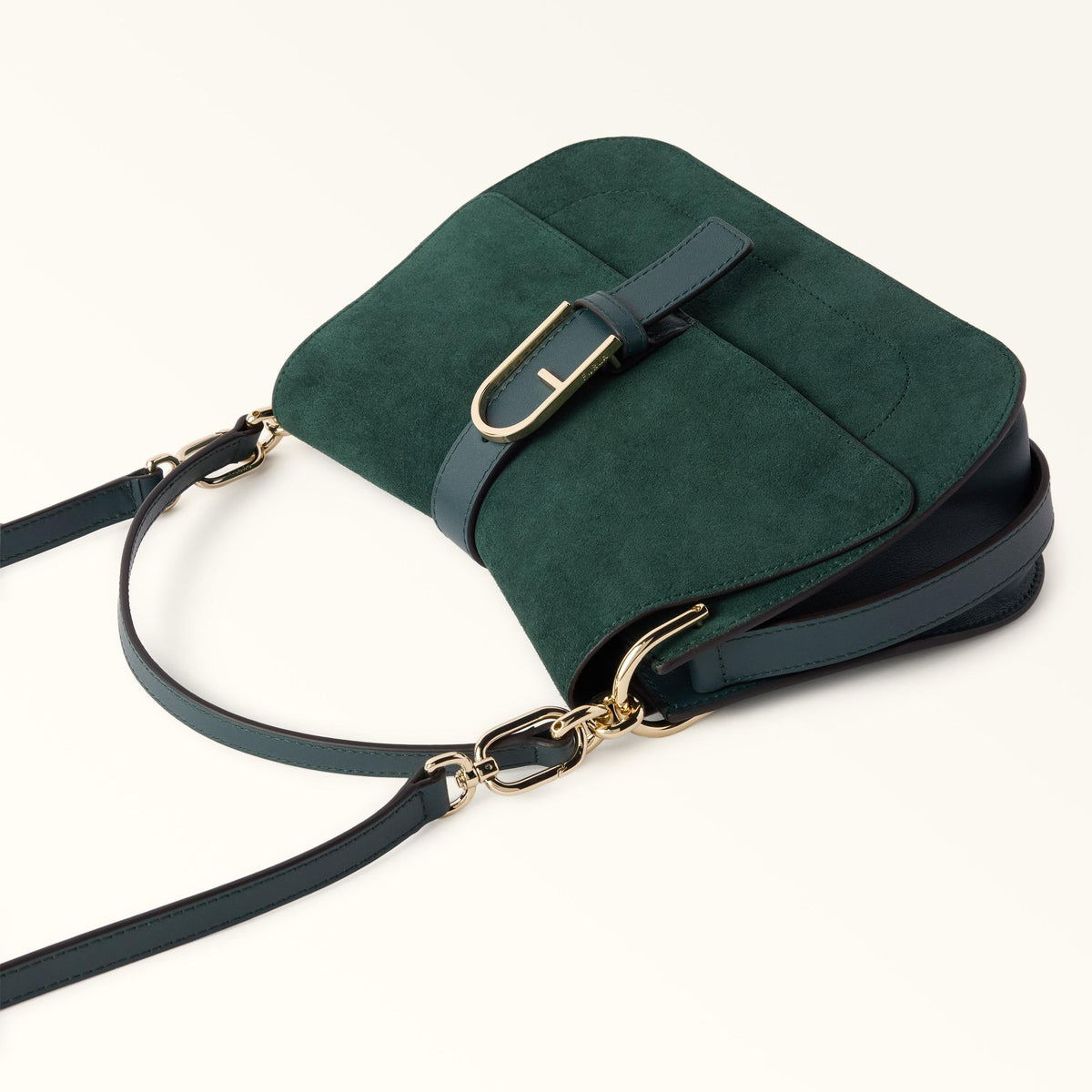 Furla Flow Top Handle M Toni Dark Forest - Furla