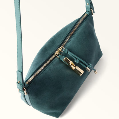 Furla Debby Shoulder Bag Toni Edera Green - Furla