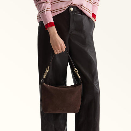 Furla Tonie Shoulder Bag Toni Cioccolato - Furla