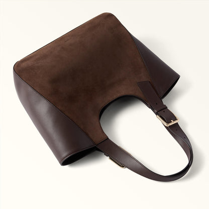Furla Dora Tote M Toni Cioccolato - Furla