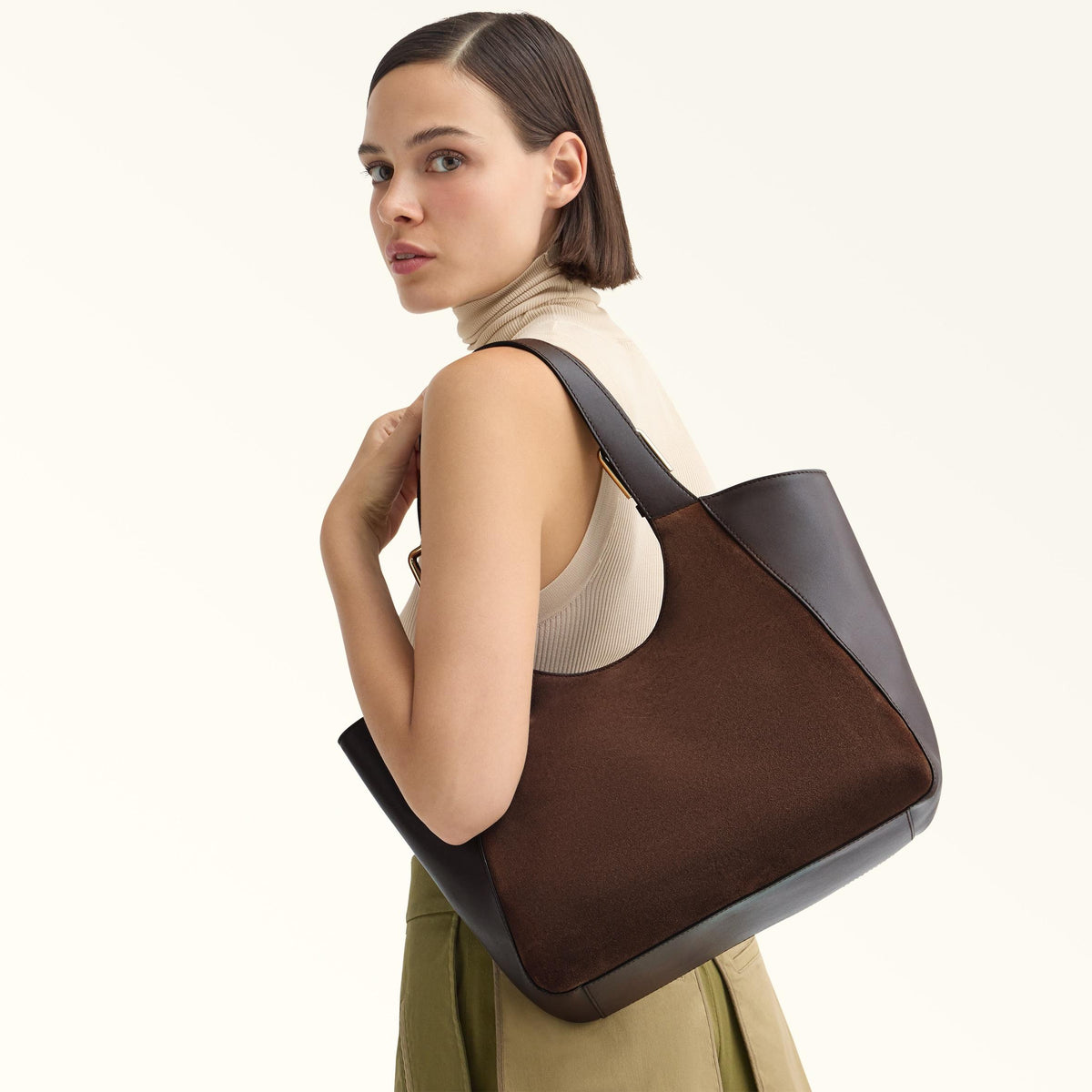 Furla Dora Tote M Toni Cioccolato - Furla