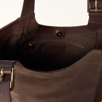 Furla Dora Tote L Toni Cioccolato - Furla