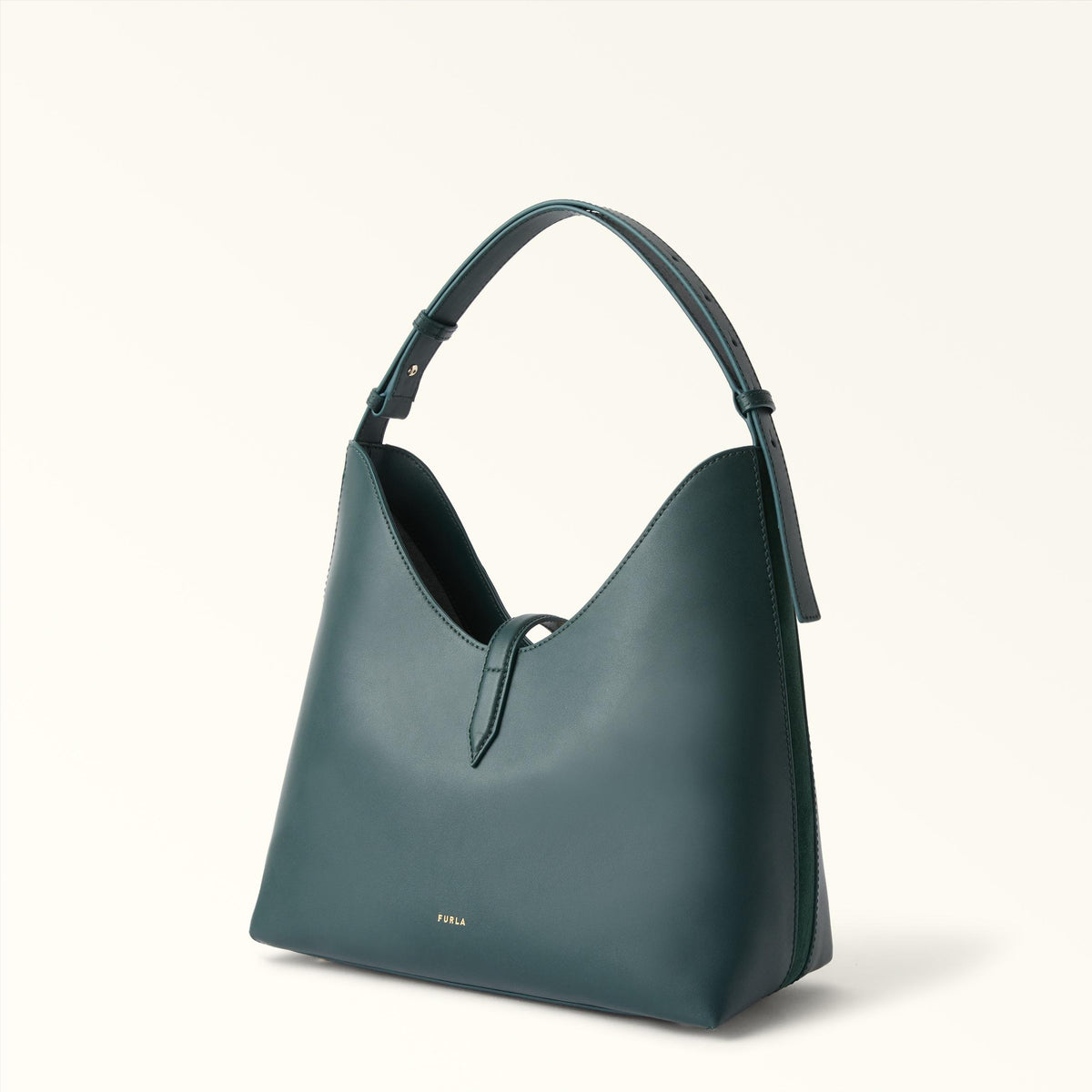 Furla Goccia Shoulder Bag M Toni Dark Forest - Furla