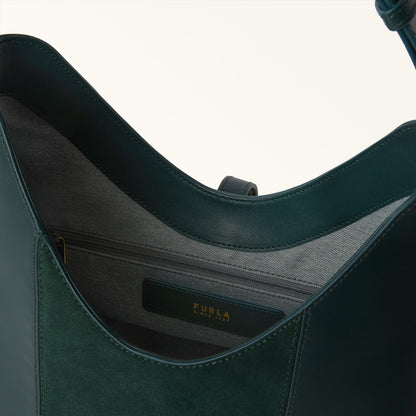 Furla Goccia Shoulder Bag M Toni Dark Forest - Furla