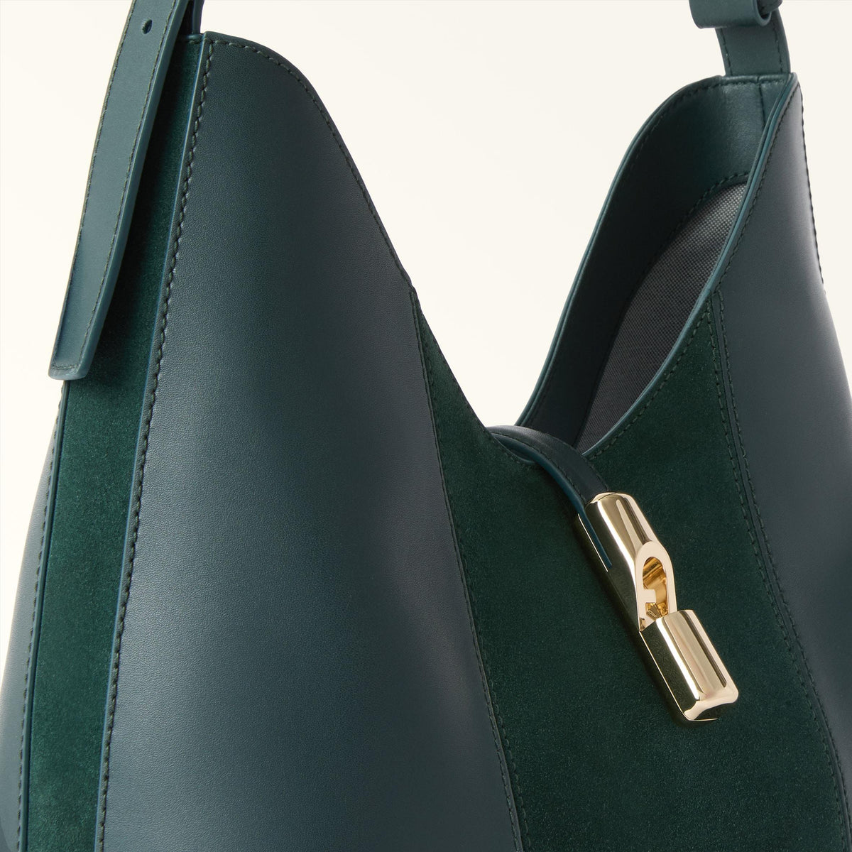 Furla Goccia Shoulder Bag M Toni Dark Forest - Furla