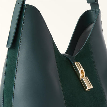 Furla Goccia Shoulder Bag M Toni Dark Forest - Furla