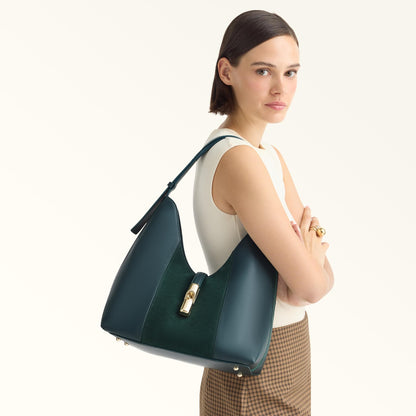 Furla Goccia Shoulder Bag M Toni Dark Forest - Furla
