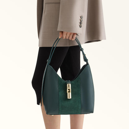 Furla Goccia Shoulder Bag S Toni Dark Forest - Furla