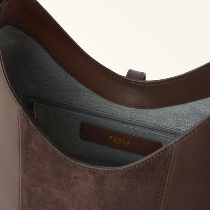 Furla Goccia Shoulder Bag M Toni Espresso - Furla