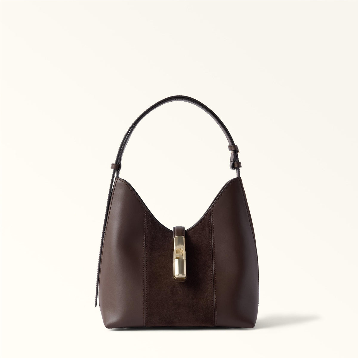 Furla Goccia Shoulder Bag S Toni Espresso - Furla