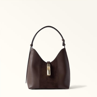 Furla Goccia Shoulder Bag S Toni Espresso - Furla