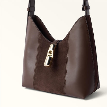 Furla Goccia Shoulder Bag S Toni Espresso - Furla