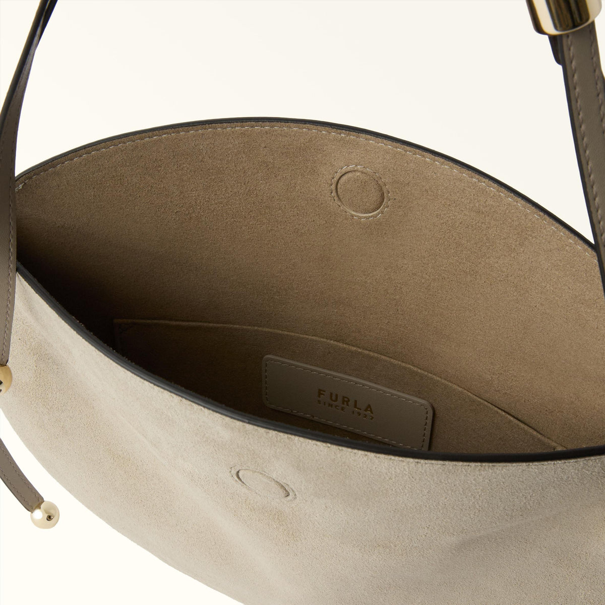 Furla Moonstone Shoulder Bag M Toni Linen - Furla