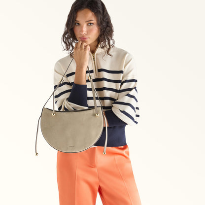 Furla Moonstone Shoulder Bag M Toni Linen - Furla