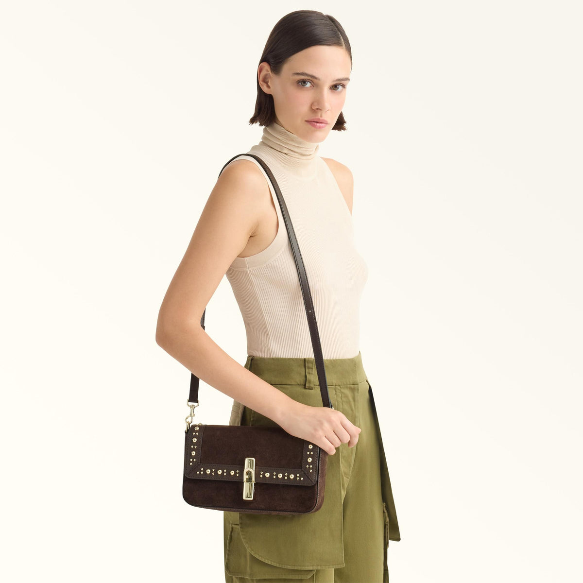 Furla Iride Crossbody S Toni Cioccolato - Furla