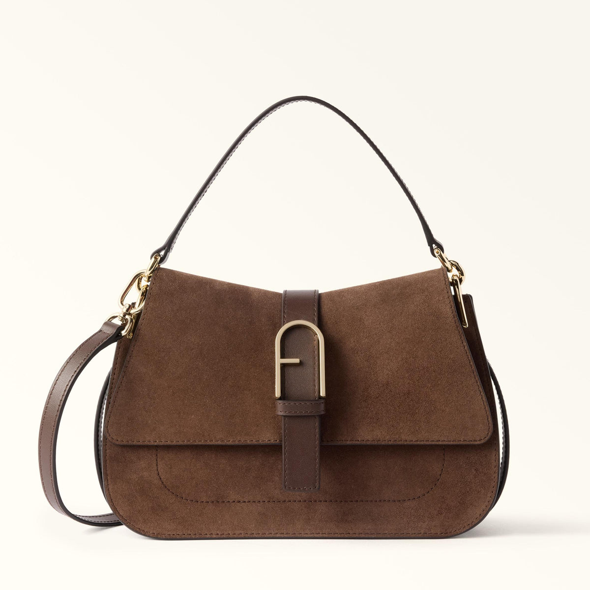Furla Flow Top Handle M Toni Cioccolato - Furla