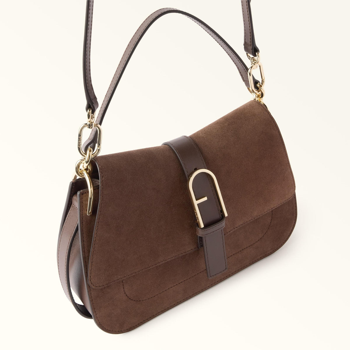Furla Flow Top Handle M Toni Cioccolato - Furla