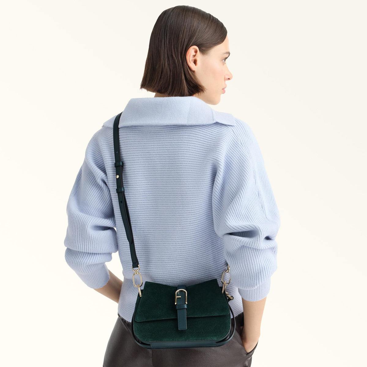 Furla Flow Top Handle MINI Toni Dark Forest - Furla