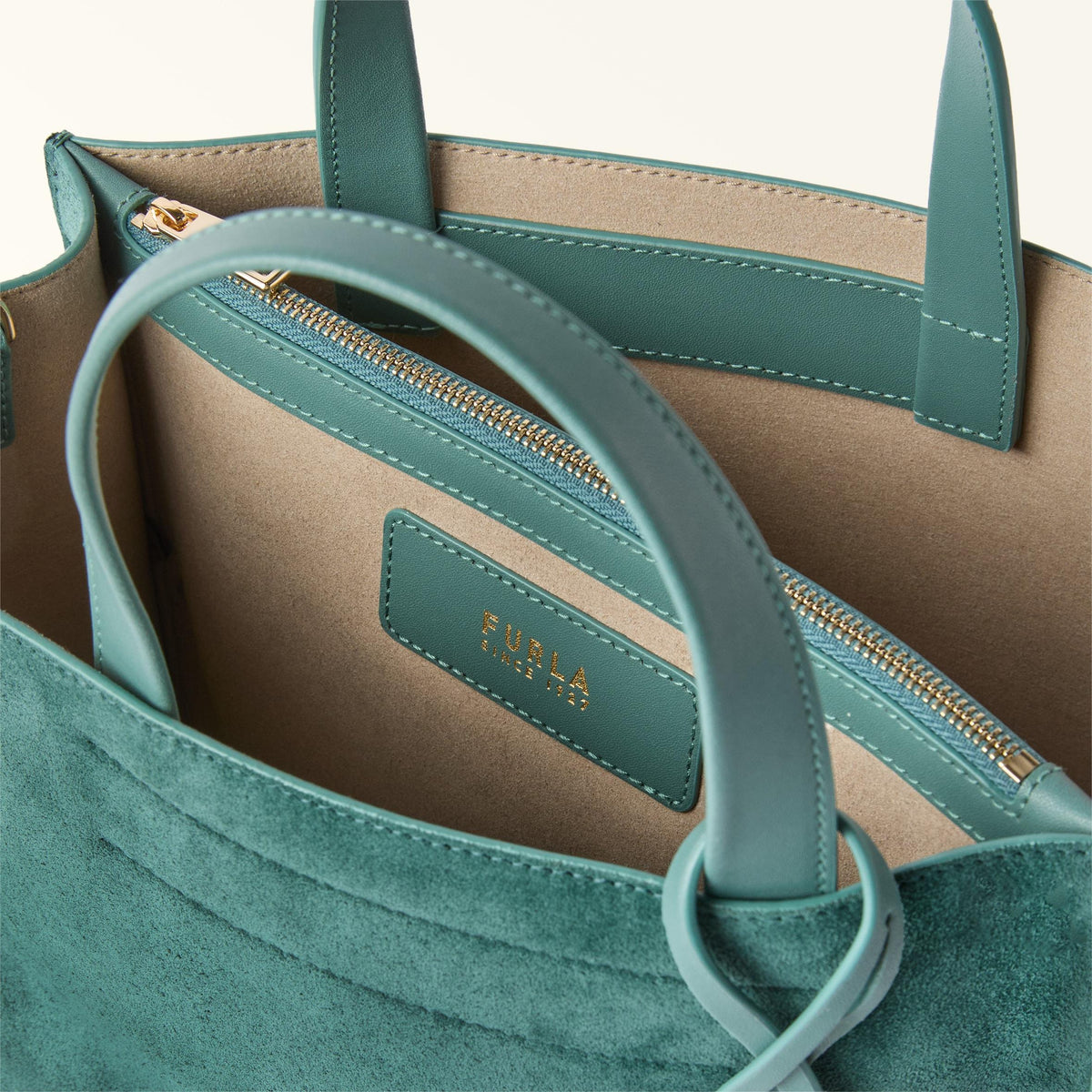 Furla Divide It Tote S Toni Edera Green - Furla