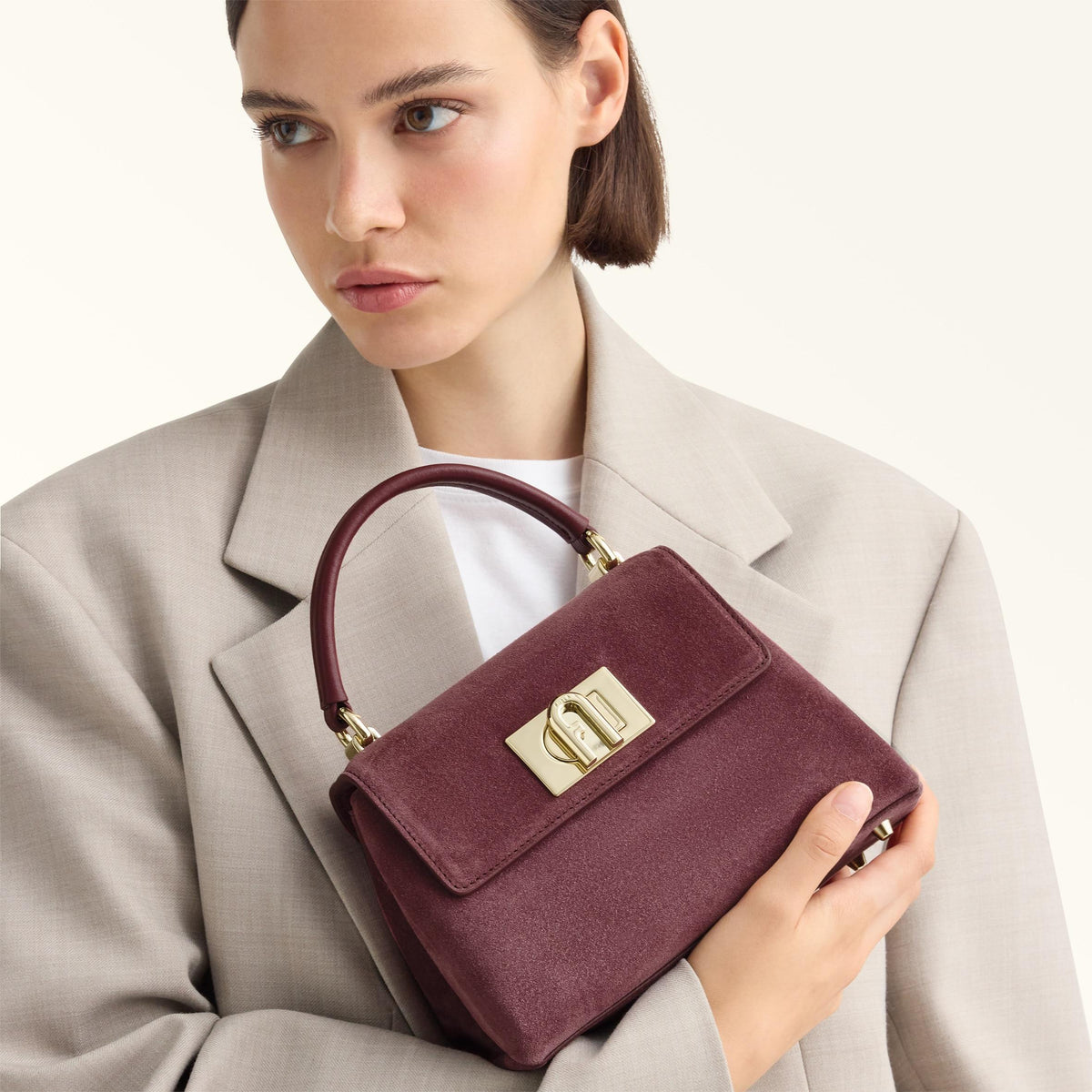 Furla 1927 Top Handle MINI Toni Red Apple - Furla