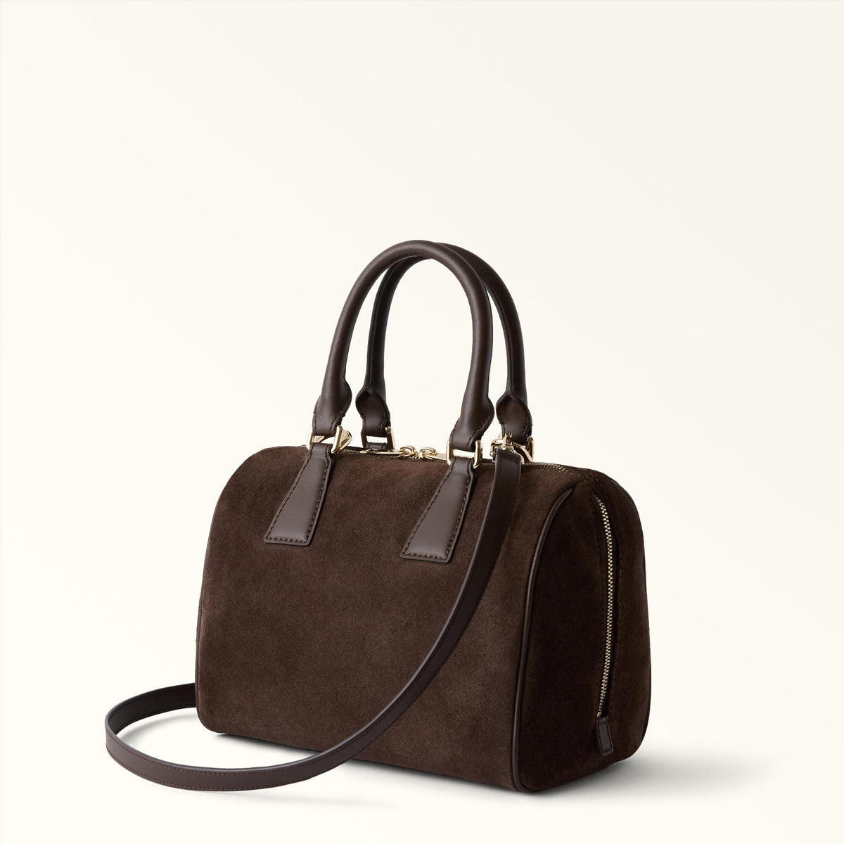 Furla Olivia Boston Bag M Toni Cioccolato - Furla