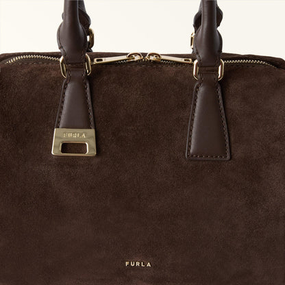 Furla Olivia Boston Bag M Toni Cioccolato - Furla