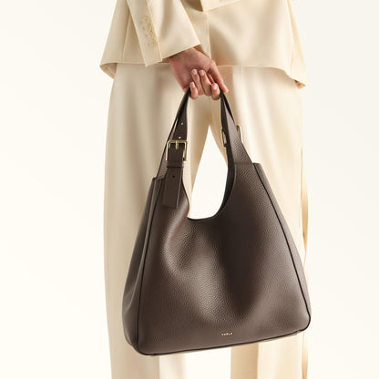 Furla Dora Tote L Cioccolato - Furla