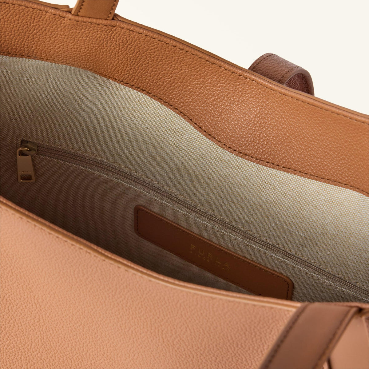 Furla Goccia Tote L Brandy - Furla