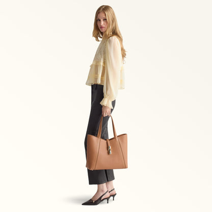 Furla Goccia Tote L Brandy - Furla