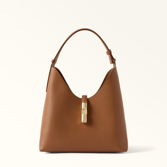 Furla Goccia Shoulder Bag M Brandy - Furla
