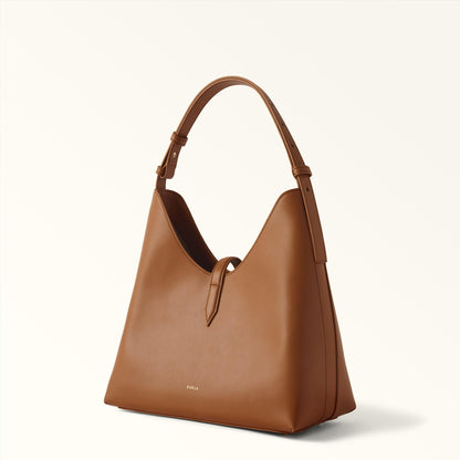 Furla Goccia Shoulder Bag M Brandy - Furla