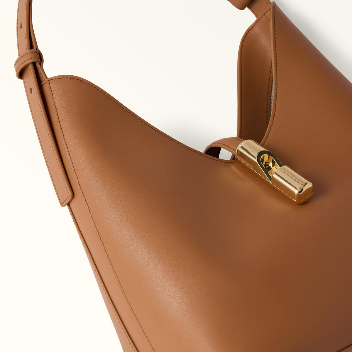 Furla Goccia Shoulder Bag M Brandy - Furla