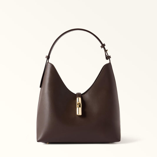 Furla Goccia Shoulder Bag M Cioccolato - Furla