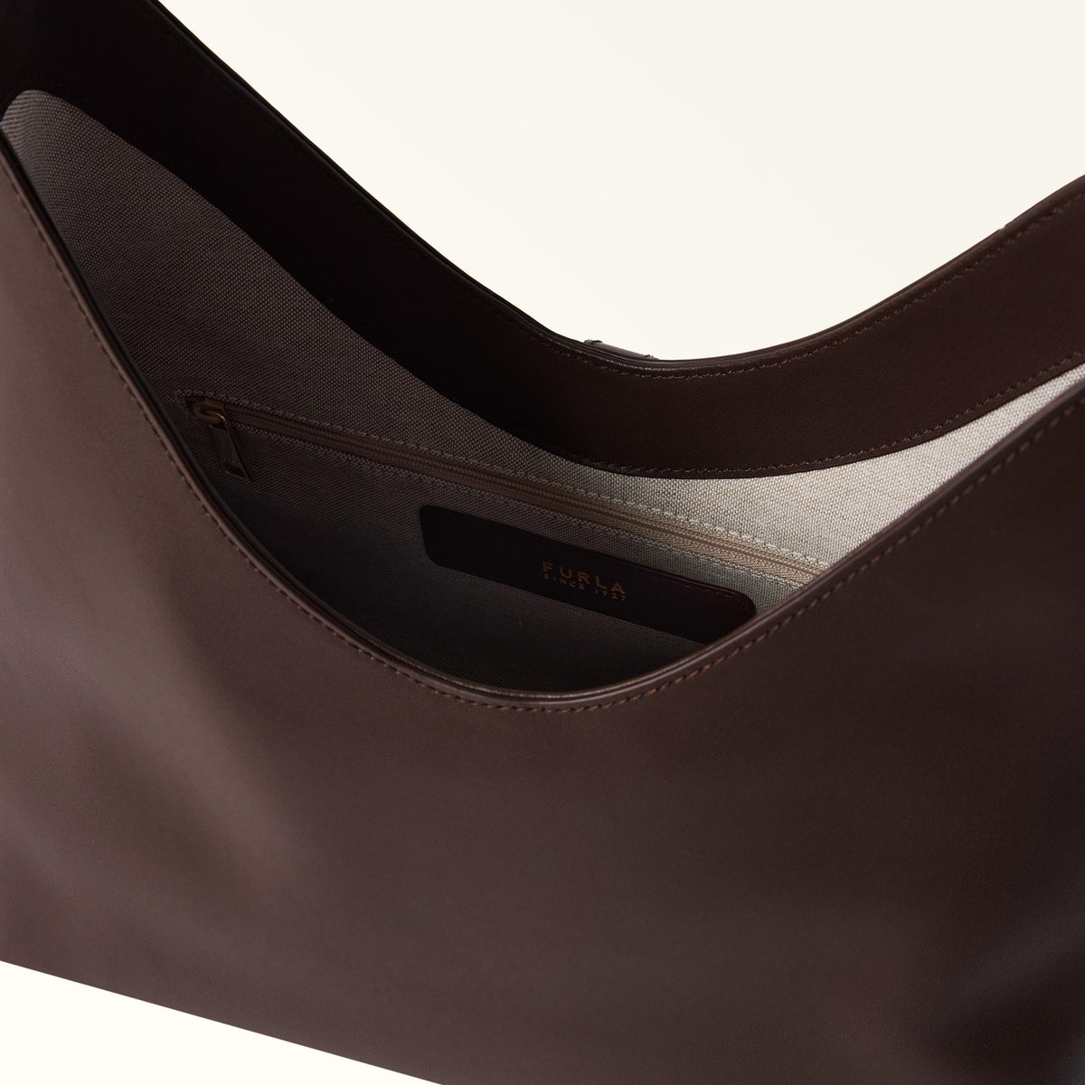 Furla Goccia Shoulder Bag M Cioccolato - Furla